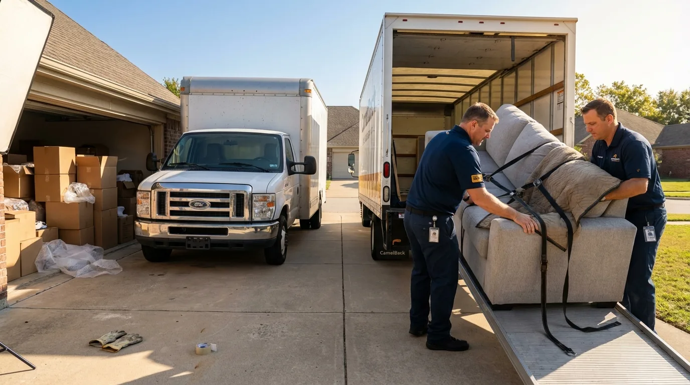 DIY truck vs professional crew comparison in McAlester