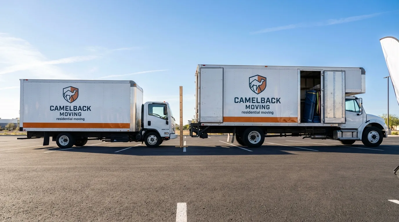 Moving truck size capacity guide in McAlester